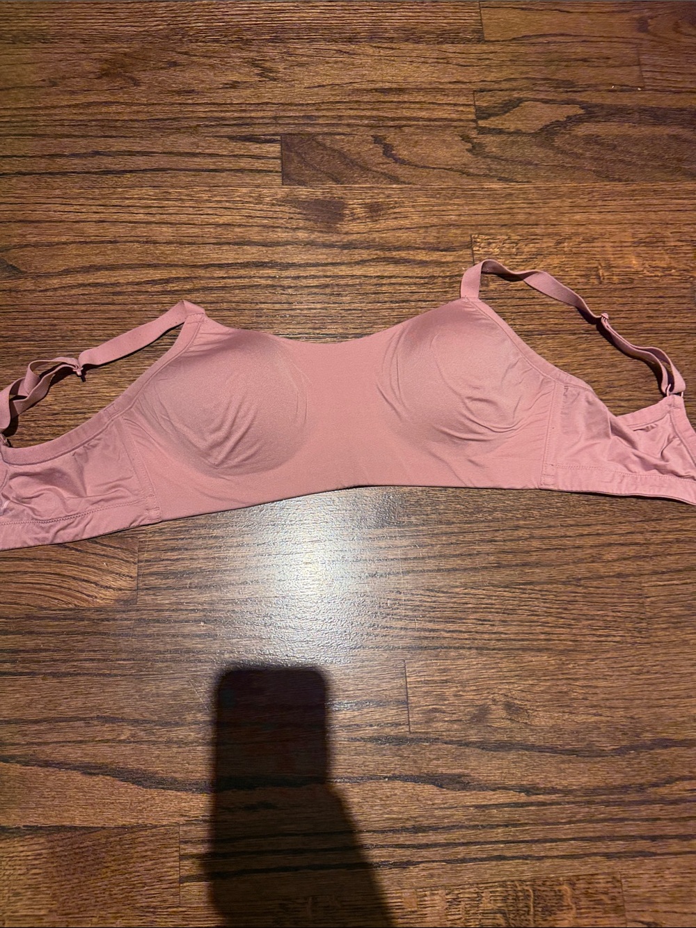 knix Dusty Rose Wireless Light Support Bra